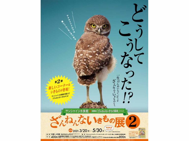 ざんねんないきもの展2 第2弾（サンシャイン水族館）